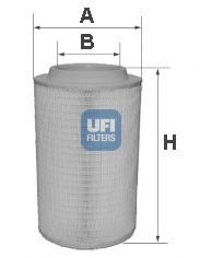 Filtru Aer UFI 27.650.00 DAF | Protecție Motor