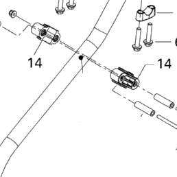 Bucsa Directie Originală Ski-Doo BRP nr14