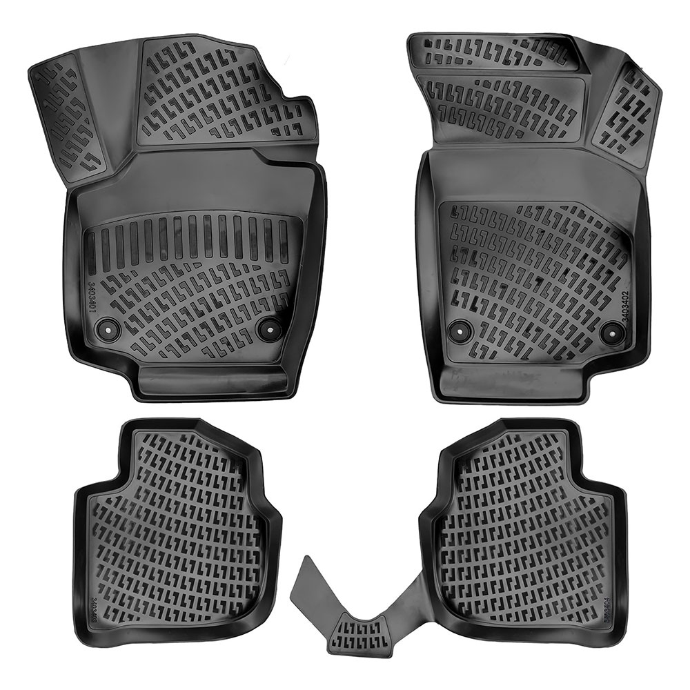 Set covorase auto cauciuc Umbrella Skoda Rapid 2012-