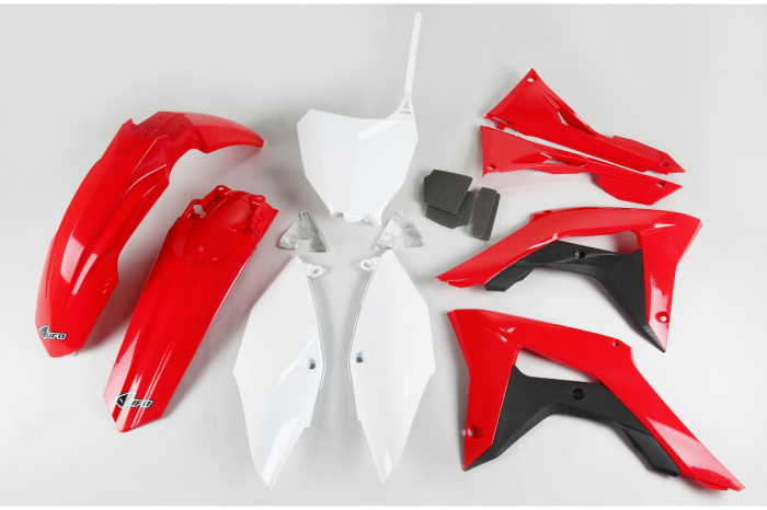 Kit Complet Plastice Ufo Honda CRF OEM Rosu