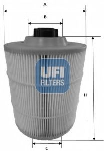 Filtru aer UFI 27.A00.00 - Eficiență Superioară