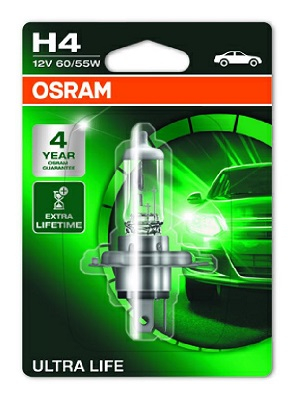 Bec OSRAM H4 Ultra Life 12V Durată Extinsă - imagine 1