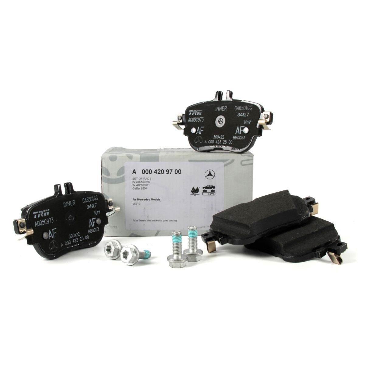 Placute Frana OE Mercedes-Benz A0004209203