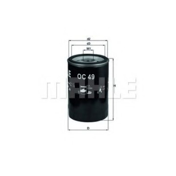KNECHT OC 49 Filtru ulei pentru BMW