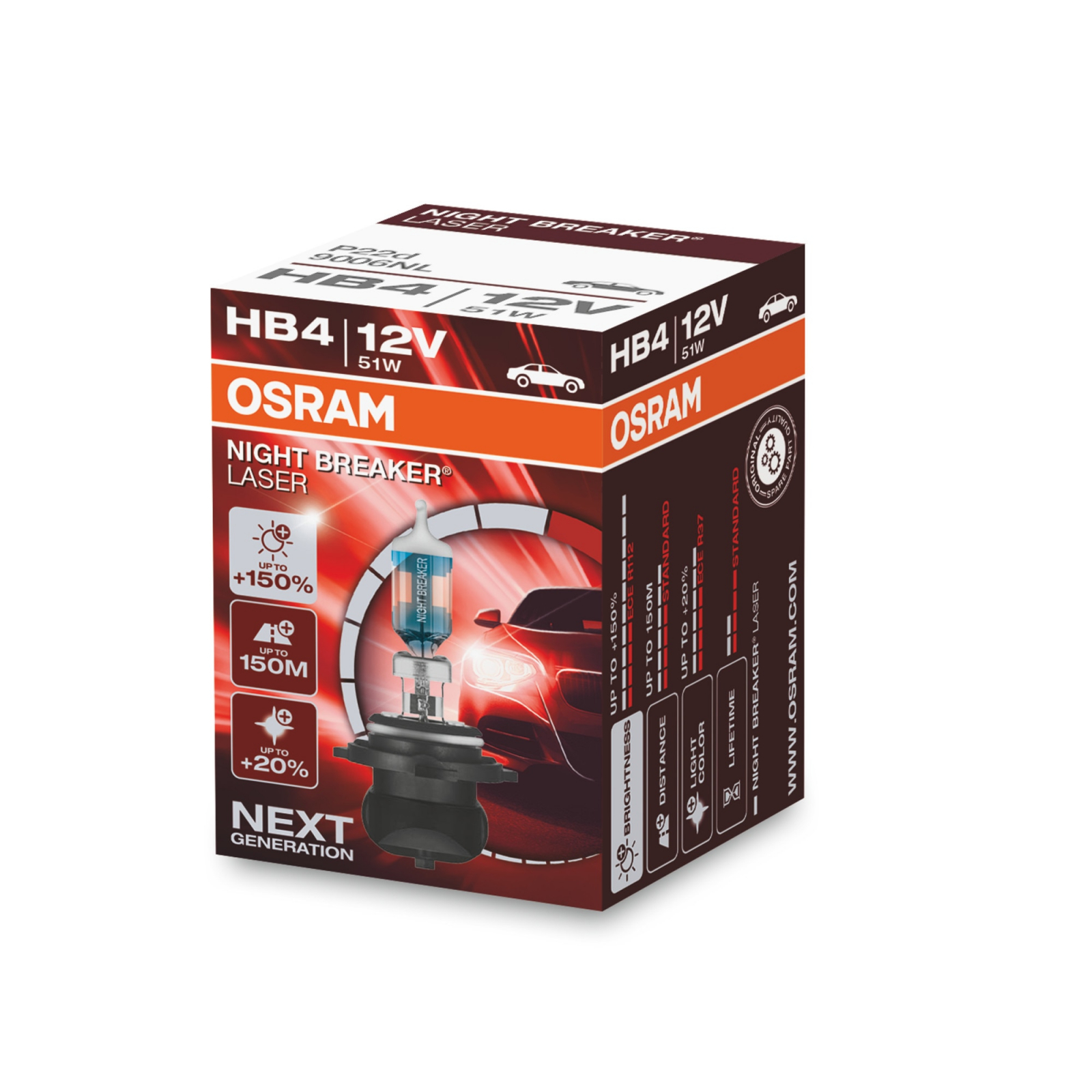 Bec Osram HB4 Night Breaker +150% Luminozitate