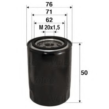 Filtru Ulei VALEO 586001 - Protecție Motor