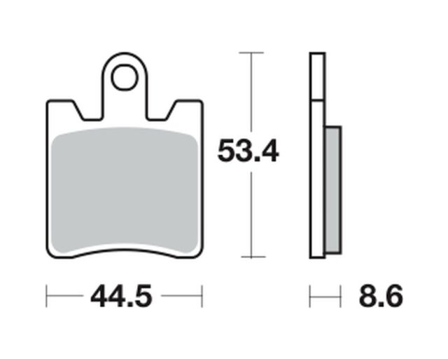 Placute Frana JMT MCB706 - Siguranta Maxima