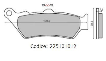 Placute Frana Sinter Rms | Performanta Superiora - imagine 2