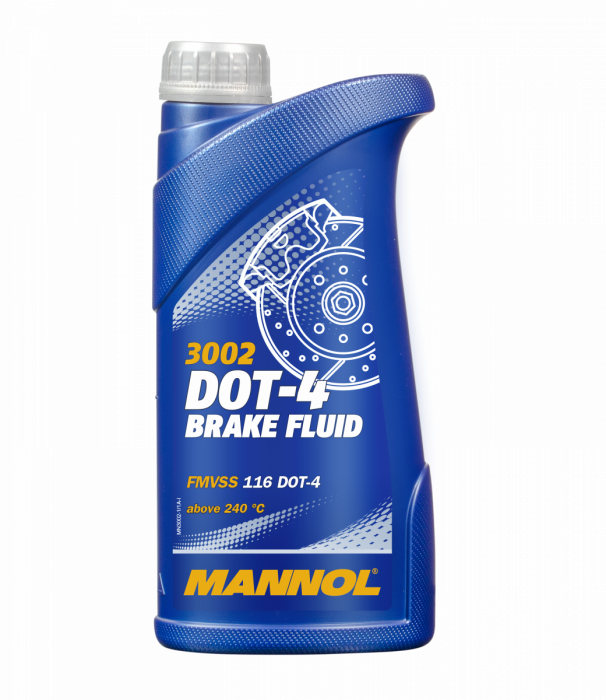 Lichid Frână Mannol DOT 4, 1l | Protecție Sistem