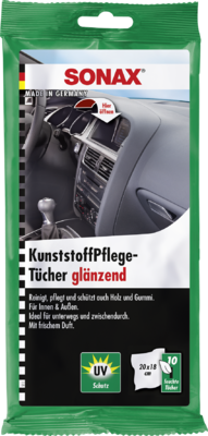 Servetele Umede Sonax Plastic Care, Set 10 Buc