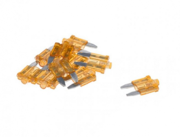 Set 10 Siguranțe Mini 5A cu LED Wmx
