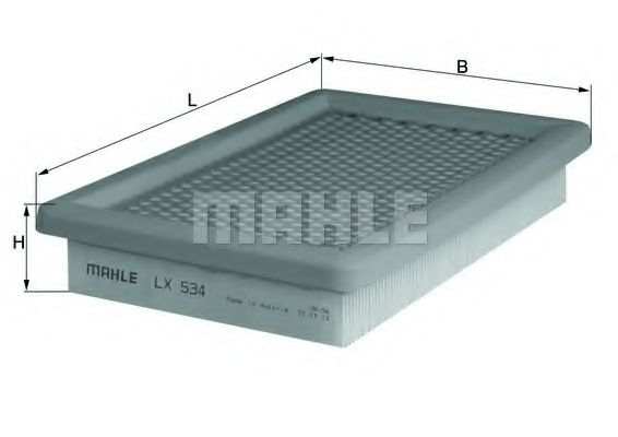 Filtru Aer Mahle LX 534 | Protecție Motor