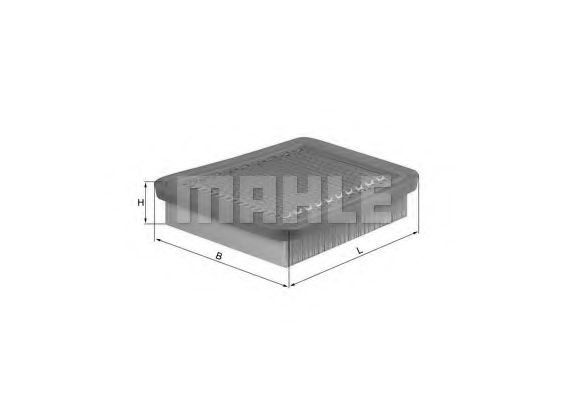 Filtru aer Mahle LX 543 - Protecție motor