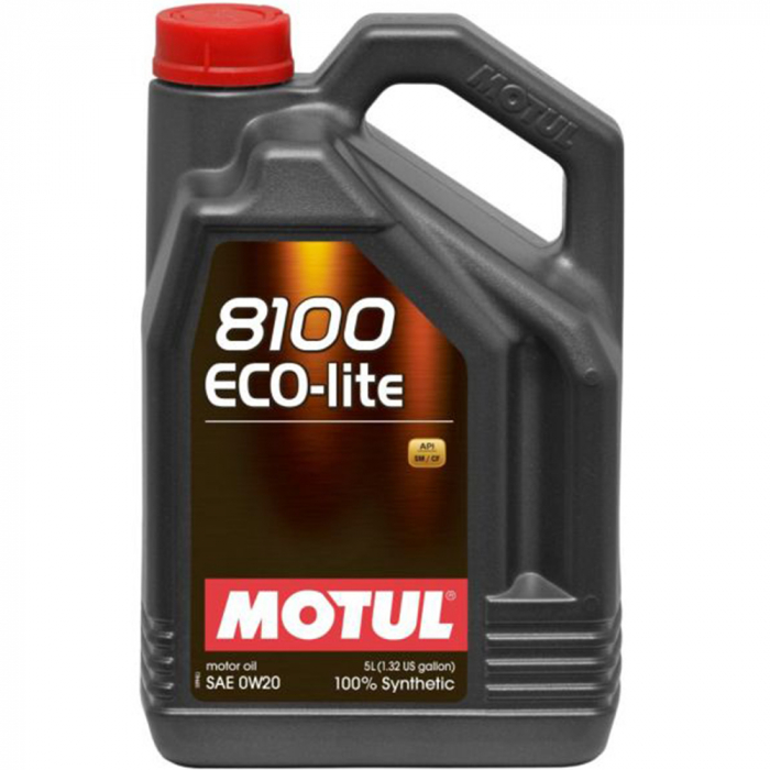 Motul 8100 Eco-Lite 0W20 | Ulei Motor Sintetic 5L