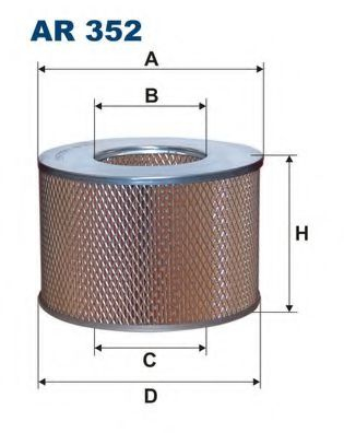 Filtru aer Filt AR352 compatibil Toyota