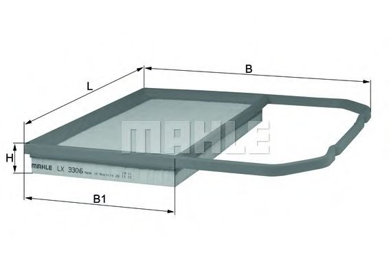 Filtru aer KNECHT LX 3306 | Performanță optimă