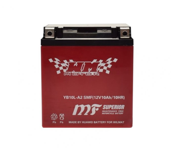 Acumulator Moto Wmx YB10L-A2 12V 10Ah Performanță