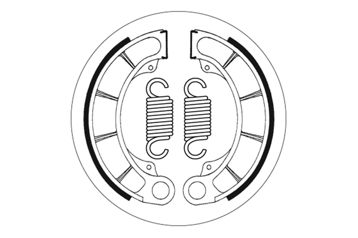 Saboți Frână Moto SBS 2198 - Siguranță Maximă