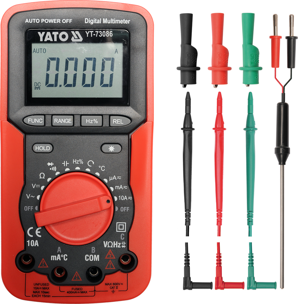 Multimetru Yato Digital Profesional - Măsurări Precise - imagine 2