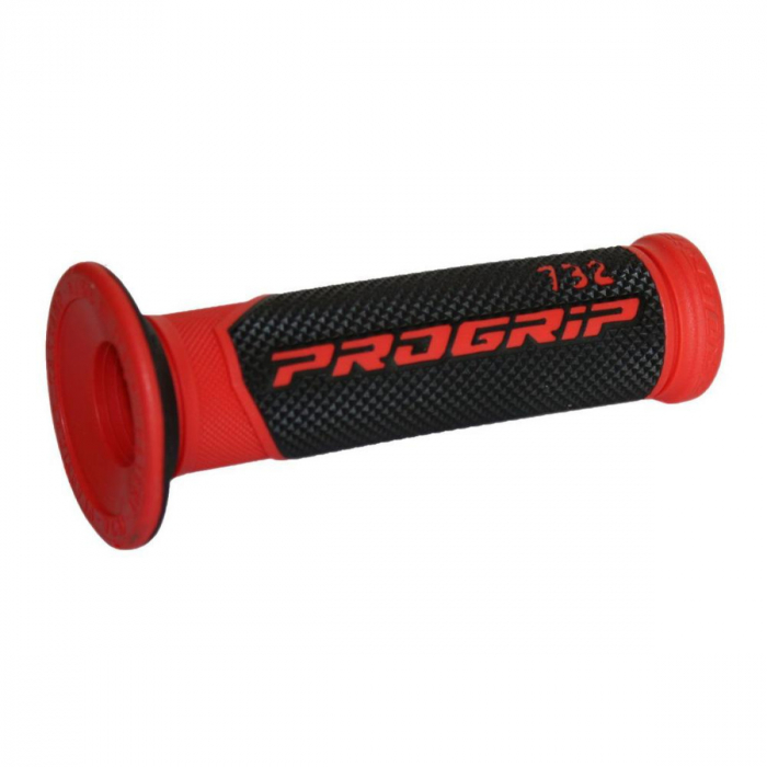 Mansoane Progrip 732 capat deschis 22mm Negru/Rosu
