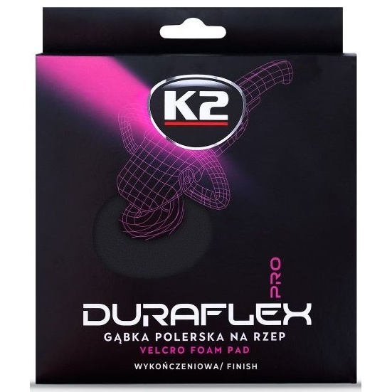 K2 Burete Polish Negru Duraflex - Lustruire Profesională