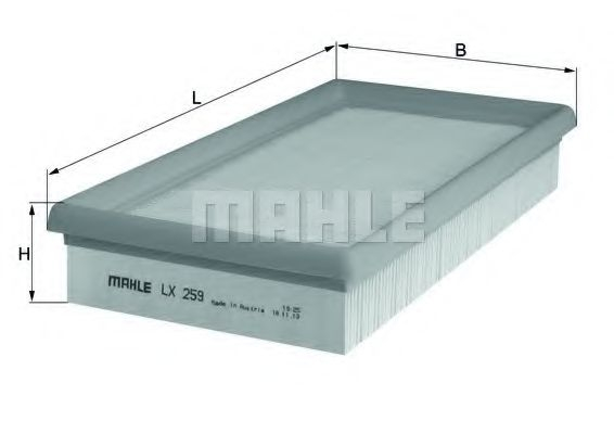 Filtru Aer Mahle LX 259 - Protecție Motor