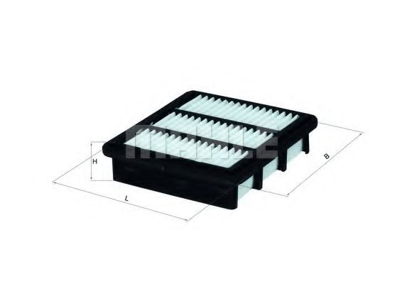 Filtru aer MAHLE LX 2752 - Protecție optimă motor