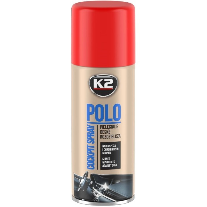 K2 Polo Cockpit Spray Silicon Capsuni 400ml