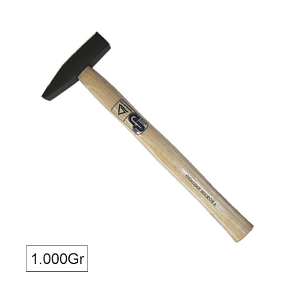 Ciocan Lăcătuș JBM cu Mâner din Lemn, 1000 g