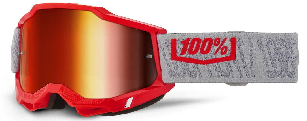 Ochelari cross 100% Accuri 2 Gatorbak, lentila oglinda rosie