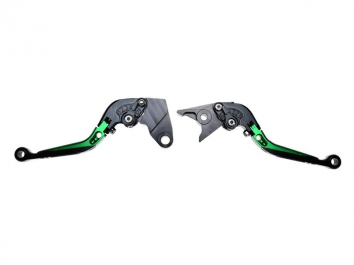 Set Manete Reglabile Wmx Verde Kawasaki