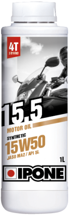 Ulei Moto 4T Ipone 15.5 Sintetic 4L - Performanță Maximă