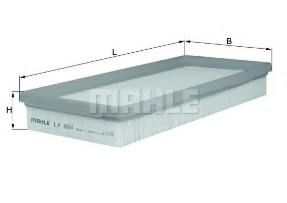 Filtru Aer Mahle LX 854 Original Premium
