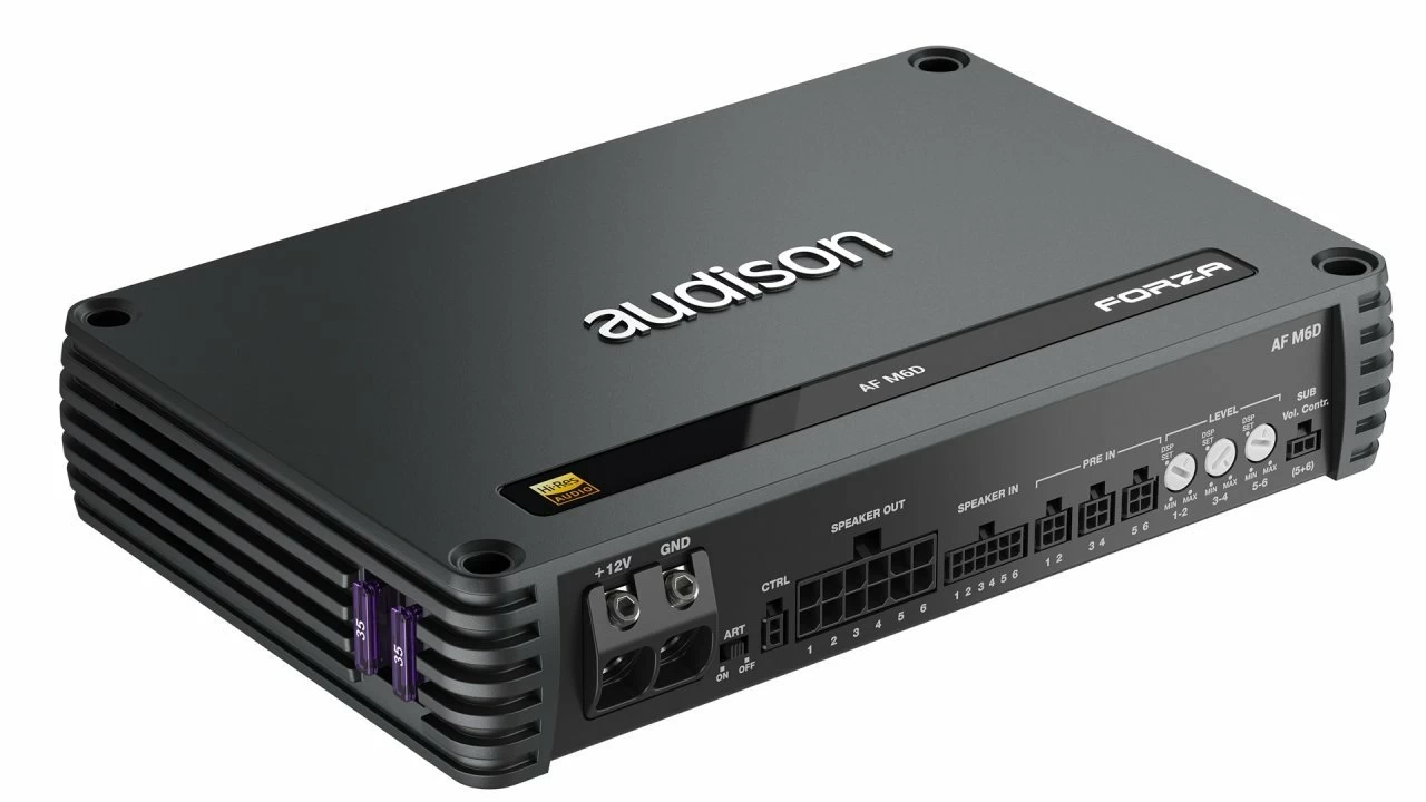 Audison AF M6D - Amplificator 6 canale Hi-Res - imagine 1