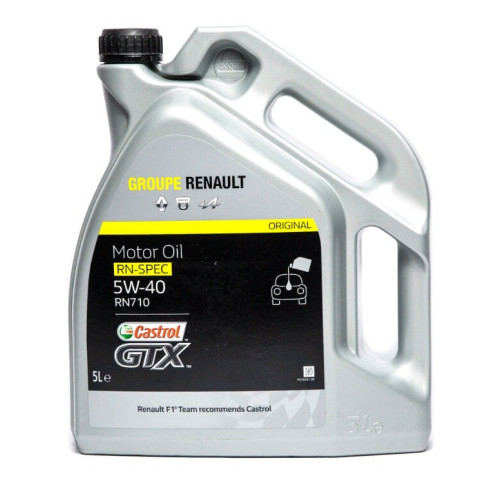 Ulei motor Castrol GTX RN710 5W-40 5L pentru Renault