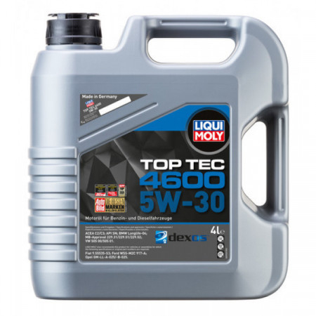 Ulei motor Liqui Moly Top Tec 4600 5W-30 4L, sinteza