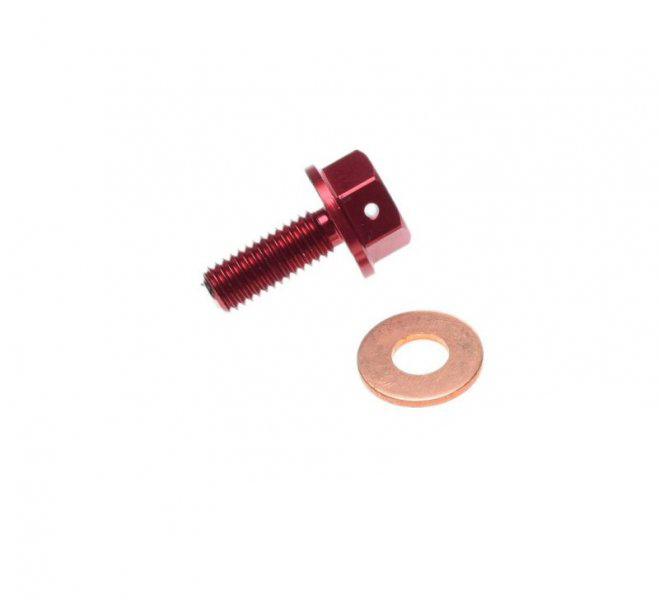 Surub Magnet Ulei WMX M8x1.25 Rosu