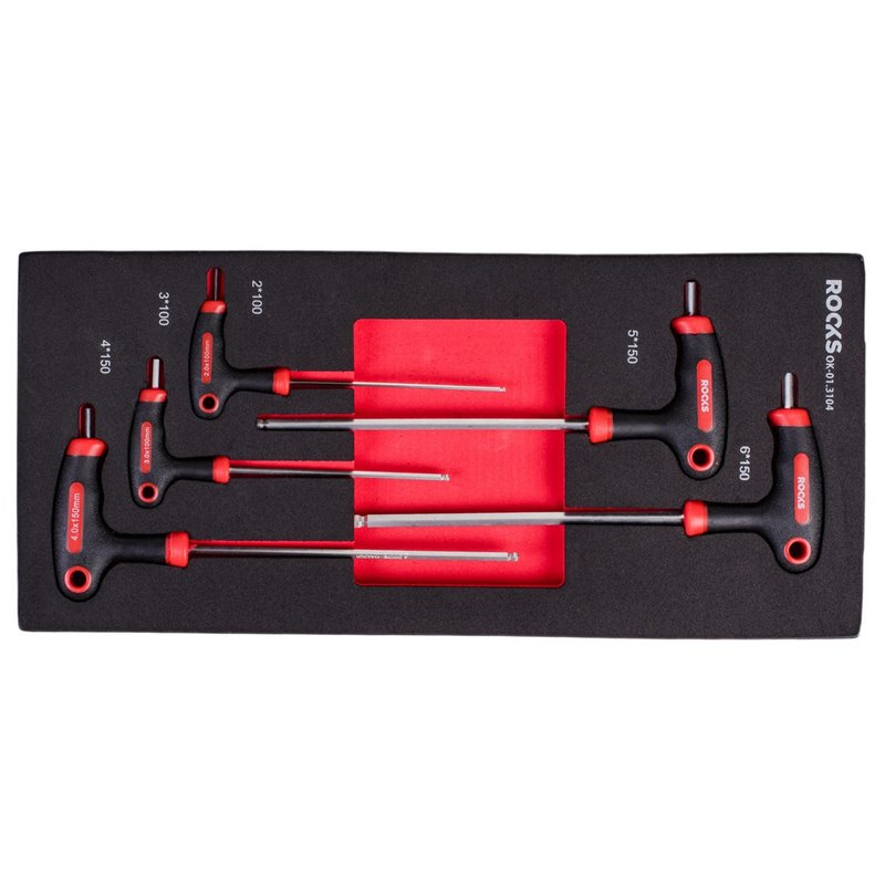 Trusa Chei Torx ROOKS cu Mânere Ergonomice
