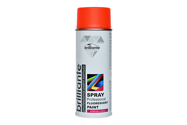 Vopsea Spray Fluorescenta Rosu 400 ml Brilliante