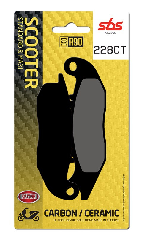 Plăcuțe Frână SBS 228CT | Performanță Ceramică