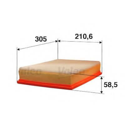 Filtru Aer VALEO 585110 - Protecție Motor