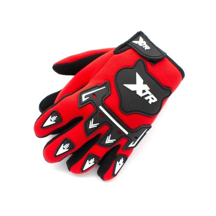 Manusi enduro cross XTR X1 Junior, rosu, marime YM