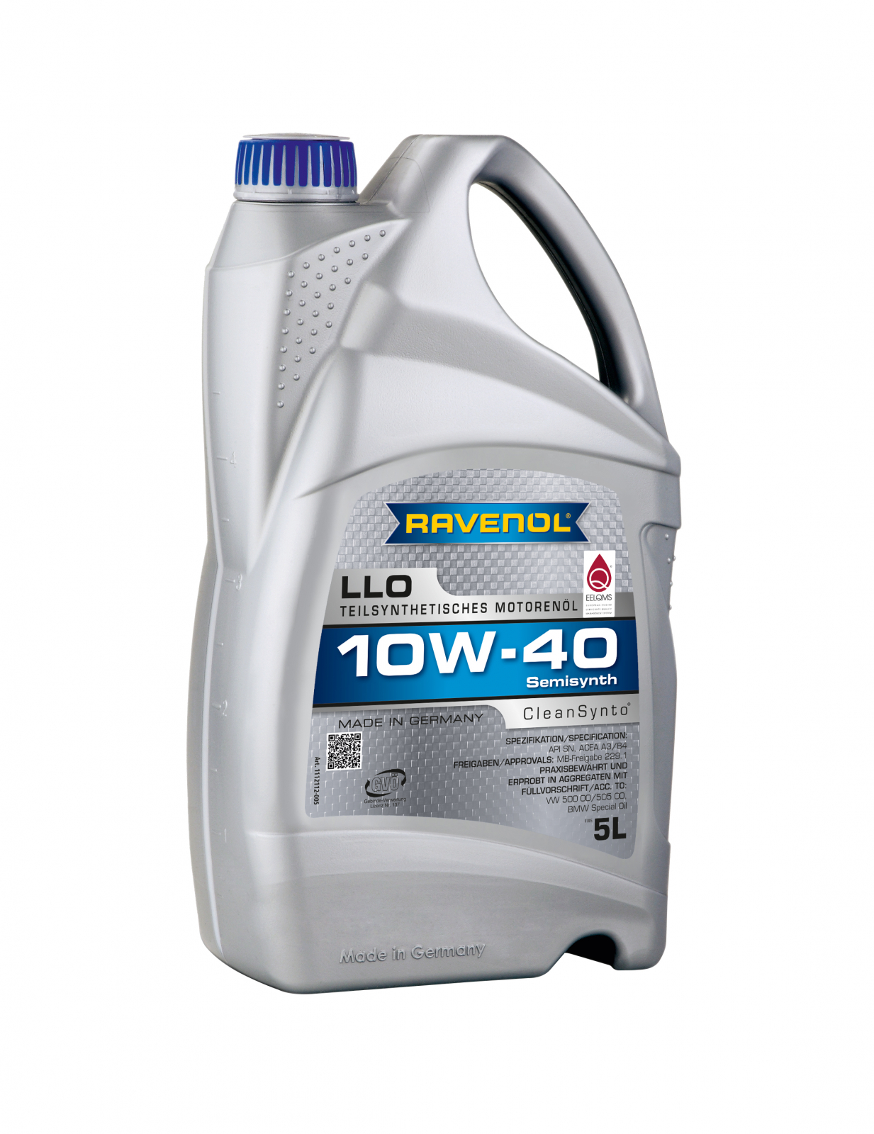 Ulei motor Ravenol LLO SAE 10W-40 5L, semi-sintetic