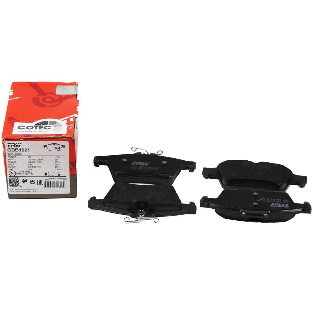 TRW GDB1621 Placute Frana Spate | Siguranță Premium
