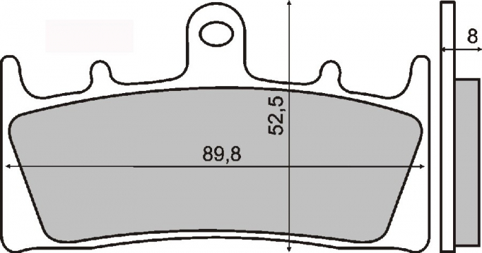 Placute Frana Sinter RMS Suzuki GSX 1400 Fata