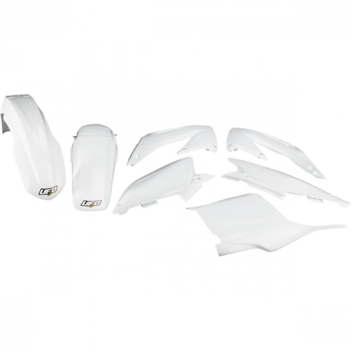 Kit Plastice Ufo Honda CR 85 Alb - Protecție Durabilă