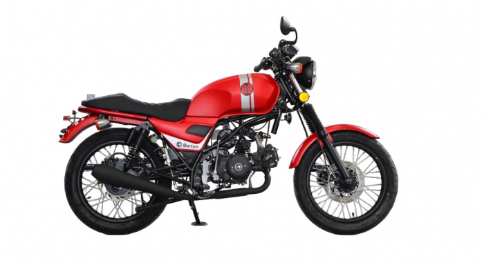 Barton Cafe Racer 50cc Roșu - Stil Urban
