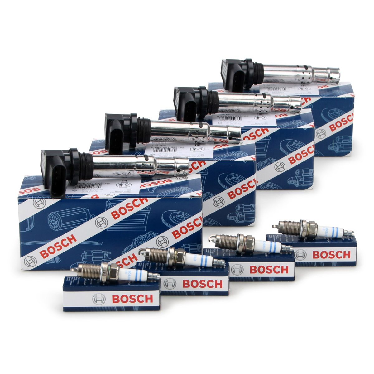 Set Bobine+Bujie Bosch Revizie Completă
