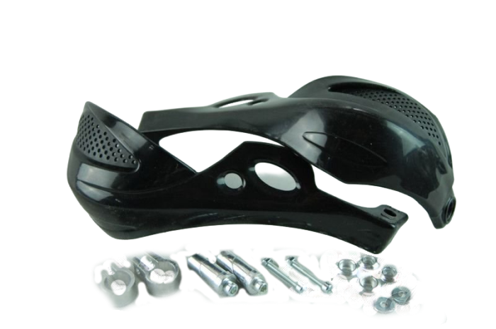 Set 2 protectii maini Enduro MMX, Negru