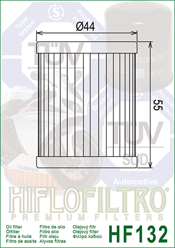 Filtru Ulei Hiflofiltro HF132 Compatibil Arctic Cat, Suzuki